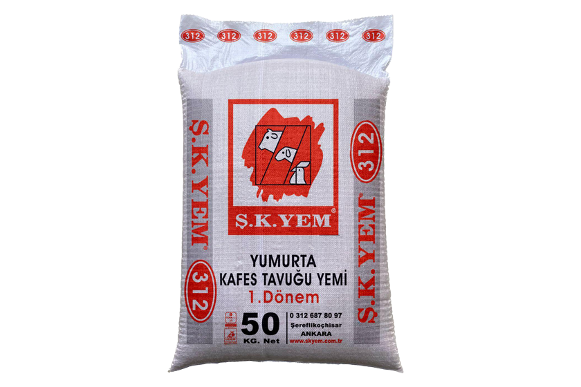 312 Yumurta Kafes Tavuk Yemi 1. D&ouml;nem